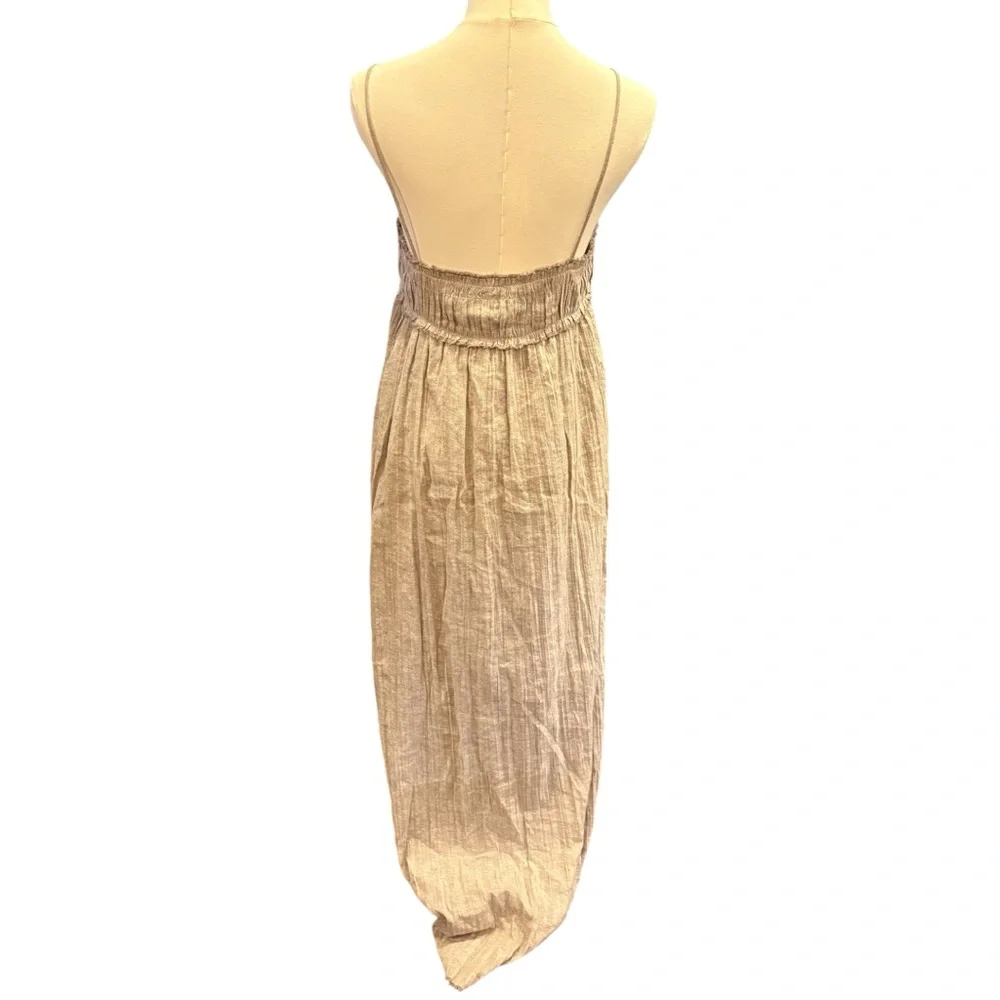 Massimo Dutti
Long  Gathered  Halter Neck Strappy Dress in Sz S - Picture 6 of 11